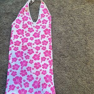 FOREVER 21 💕🌺🌴 pink vacation tropical dress